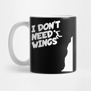 Cliff jumping i don' need wings Mug